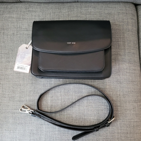 Pixie Mood Set of 3 Vegan Leather Black Tote, Purse, and Wallet - NWT & EUC - Picture 6 of 12